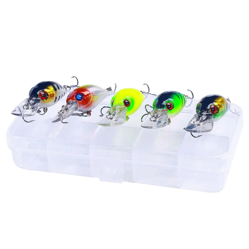 Iscas Crankbait Pescando Online | Hengjia | 5 Unidades - Pescando Online