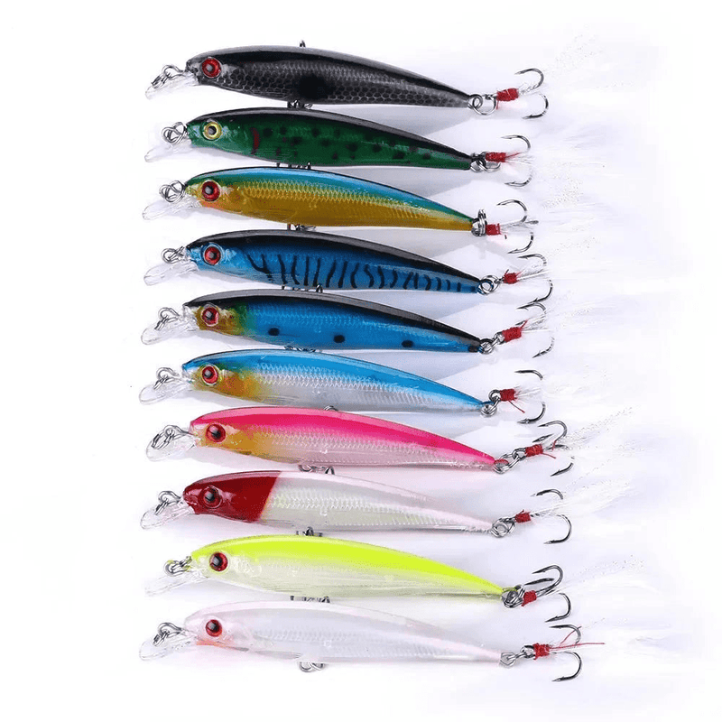 Iscas Artificiais Kit Completo 5 Peças - Pescando Online