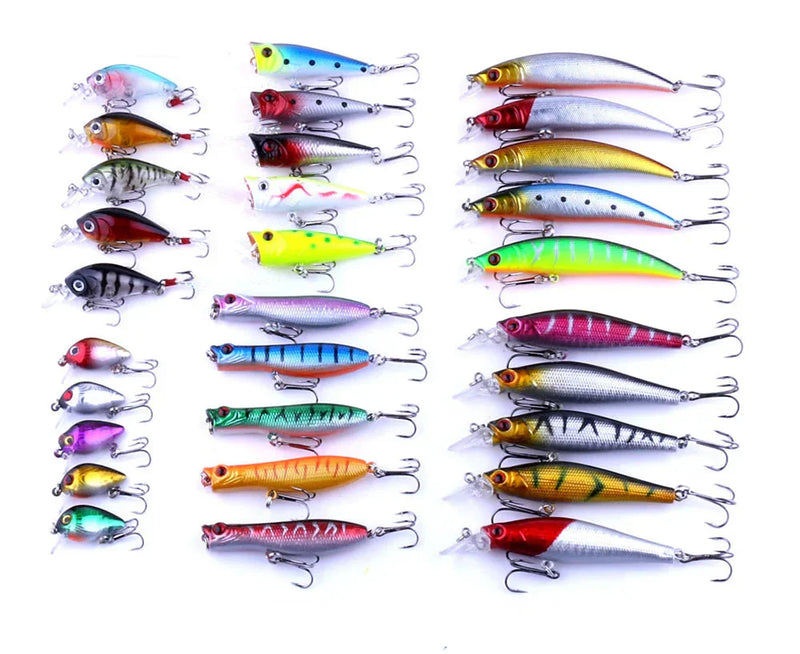 Kit Iscas Pescando Online com 6 Variáveis | 30 Unidades - Pescando Online
